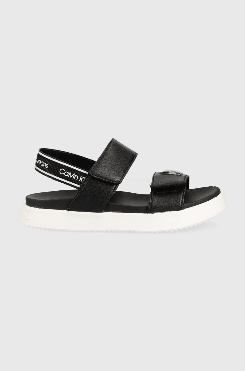Calvin Klein Jeans Детски сандали в черно - Pepit.bg