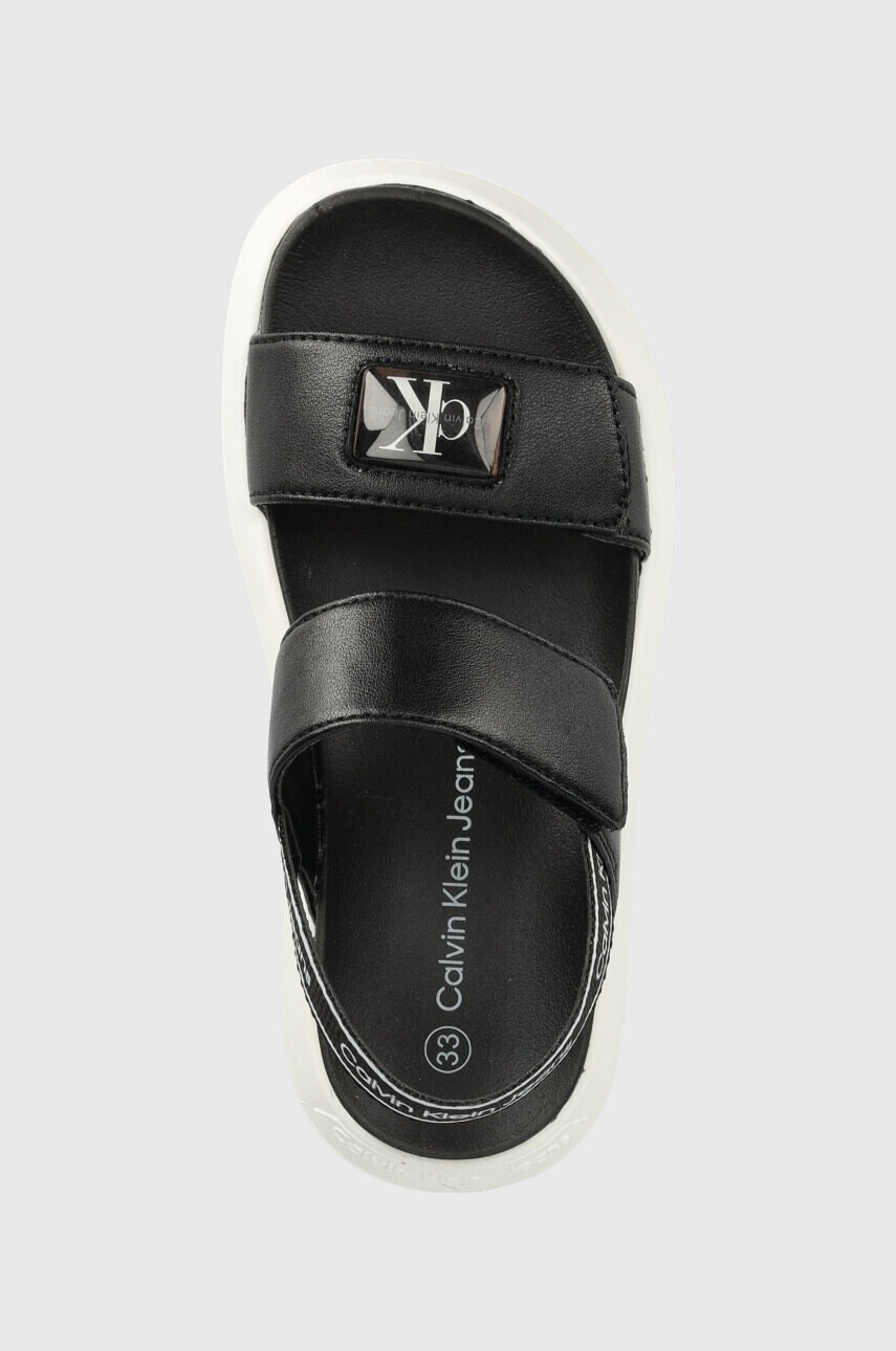 Calvin Klein Jeans Детски сандали в черно - Pepit.bg