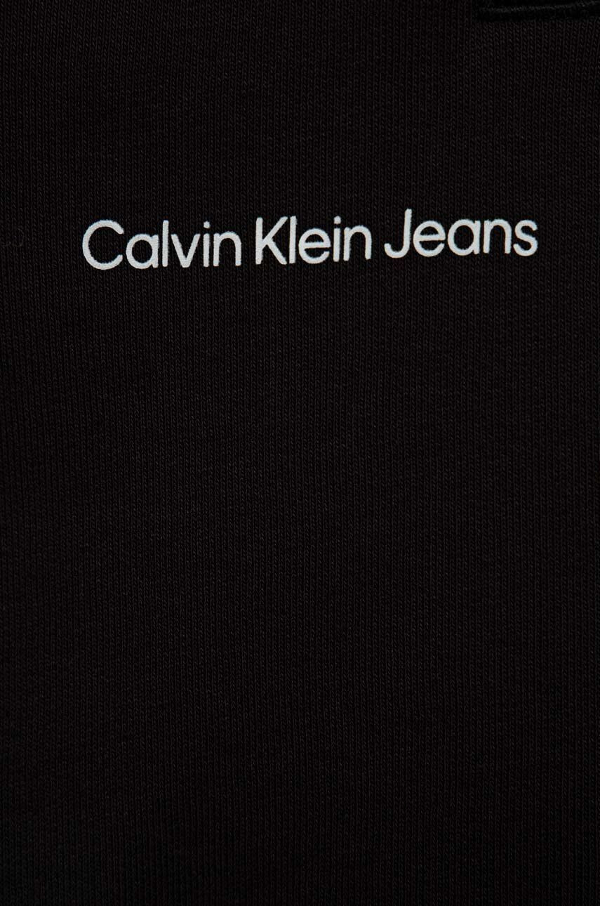 Calvin Klein Jeans Детски спортен панталон в черно с изчистен дизайн - Pepit.bg