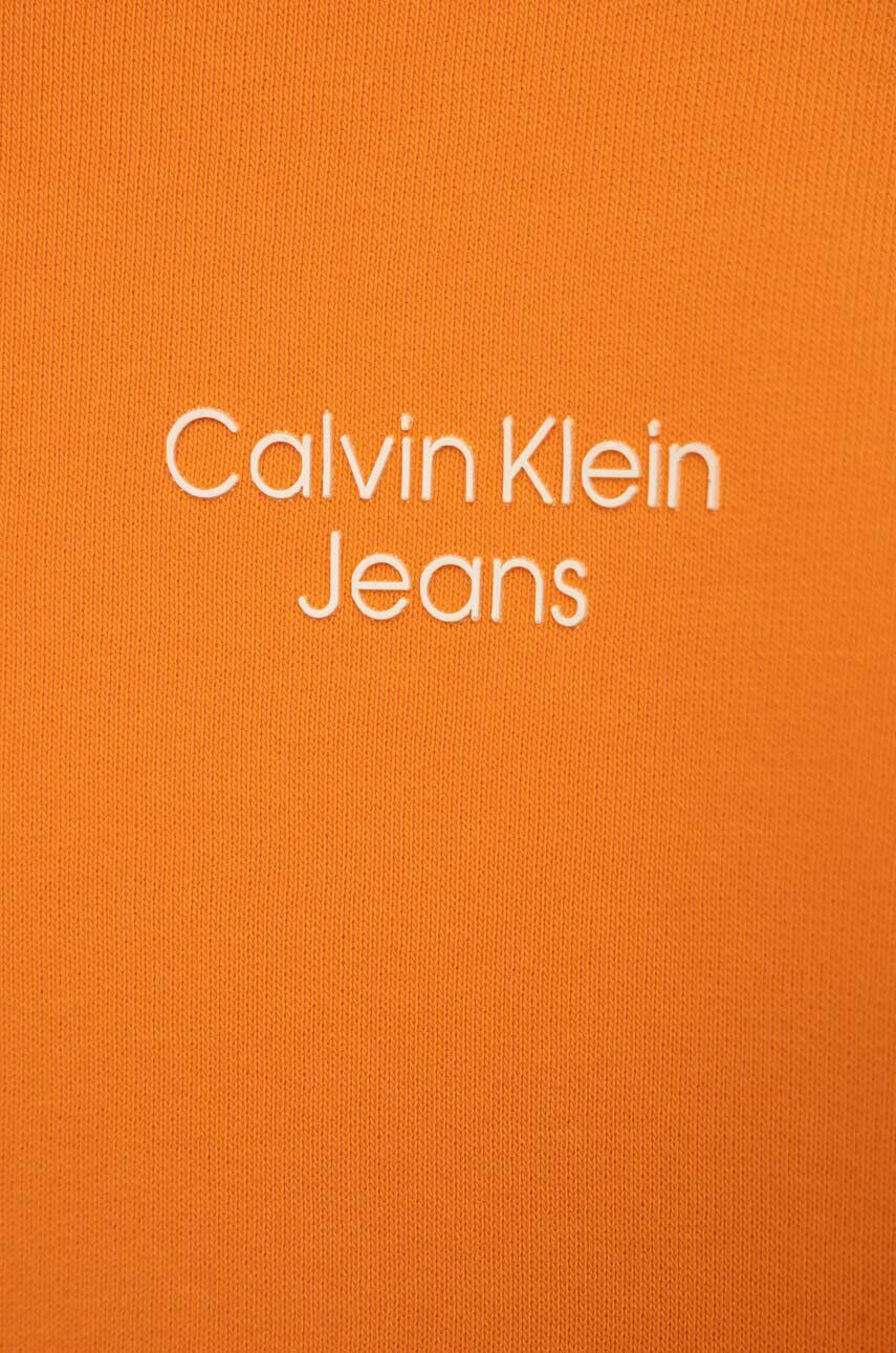 Calvin Klein Jeans Детски суичър в синьо с изчистен дизайн - Pepit.bg