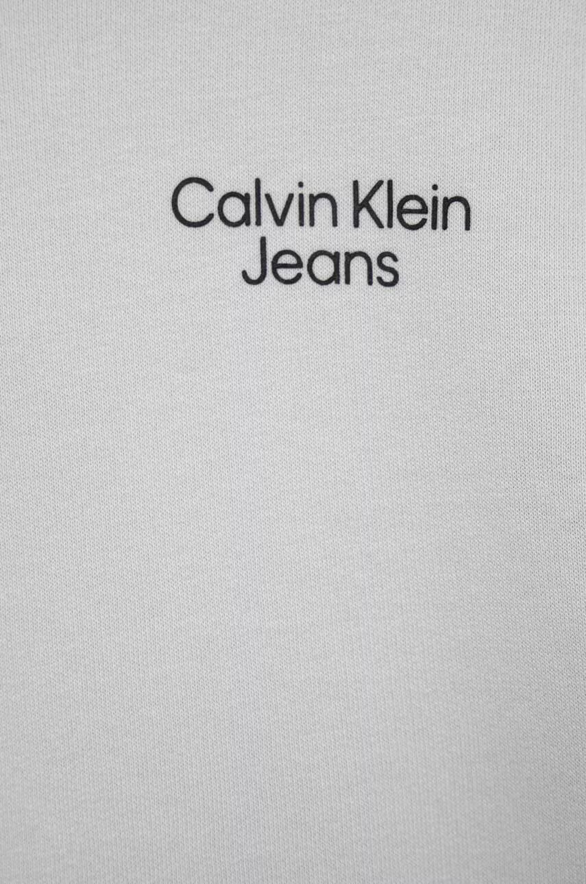 Calvin Klein Jeans Детски суичър в сиво меланж на - Pepit.bg