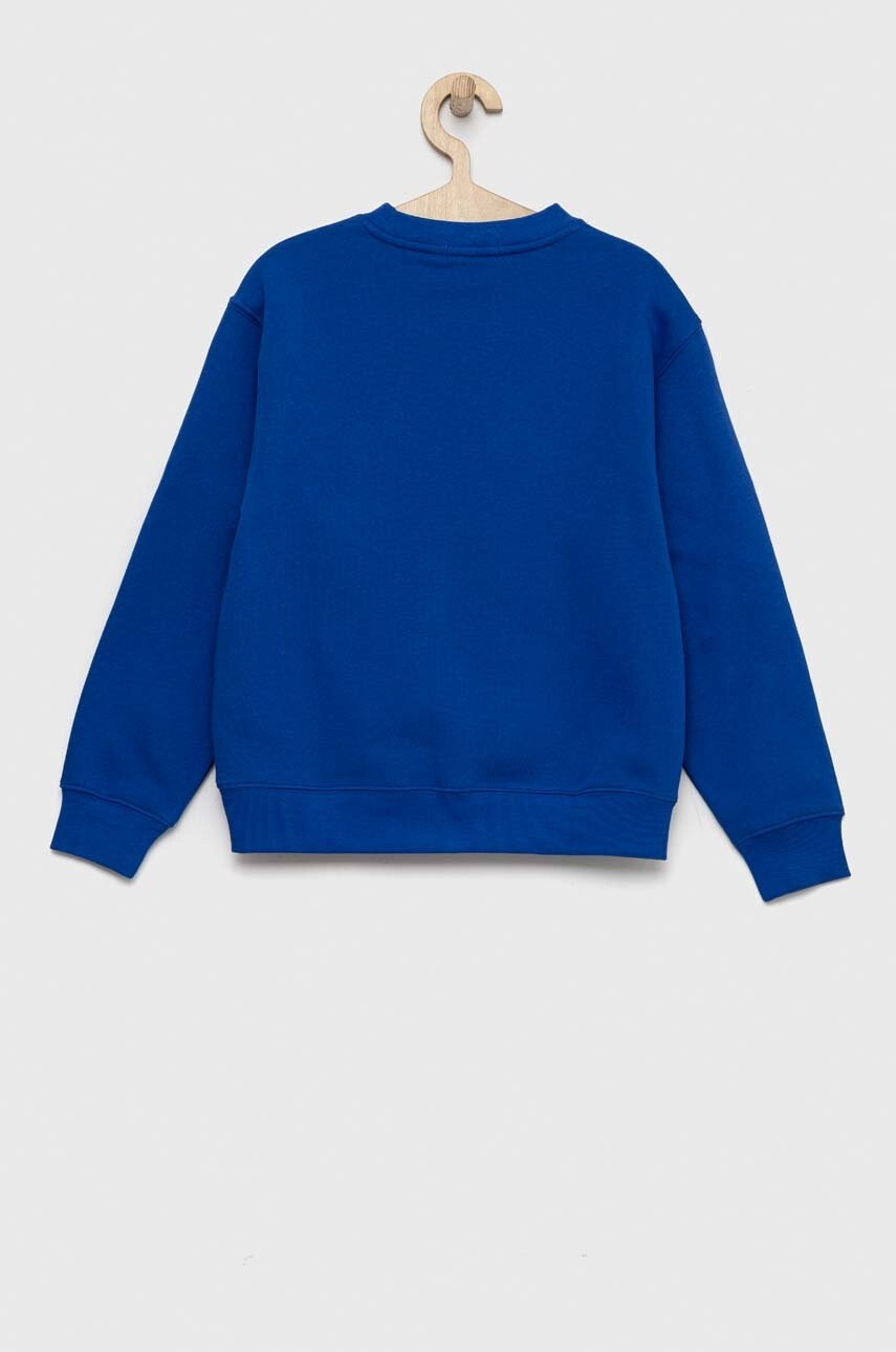 Calvin Klein Jeans Детски суичър в синьо с изчистен дизайн - Pepit.bg