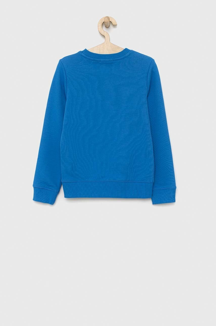 Calvin Klein Jeans Детски суичър в синьо с изчистен дизайн - Pepit.bg