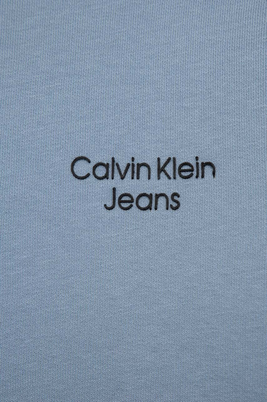 Calvin Klein Jeans Детски суичър в синьо с изчистен дизайн - Pepit.bg