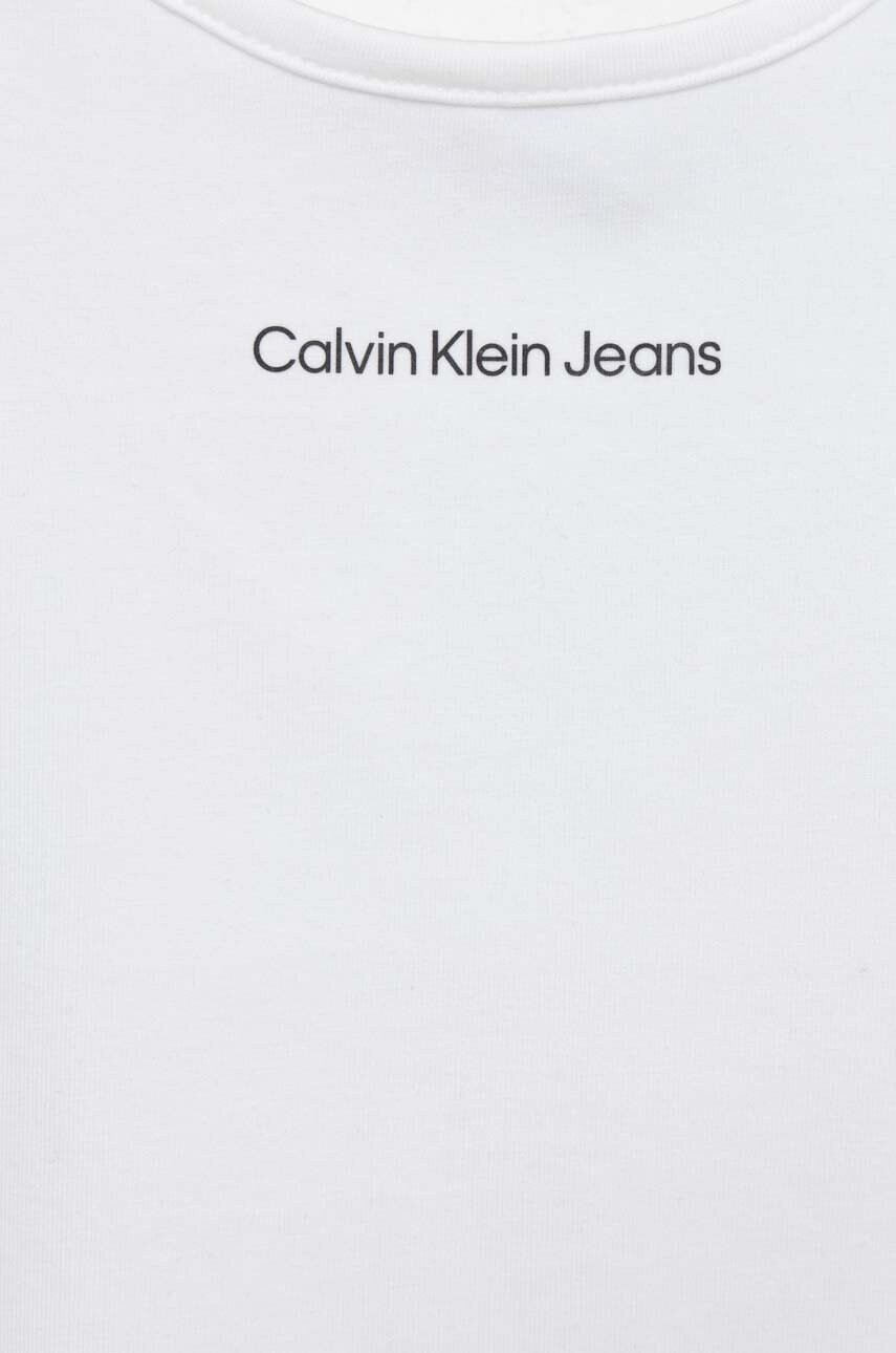 Calvin Klein Jeans Детски топ в бяло - Pepit.bg