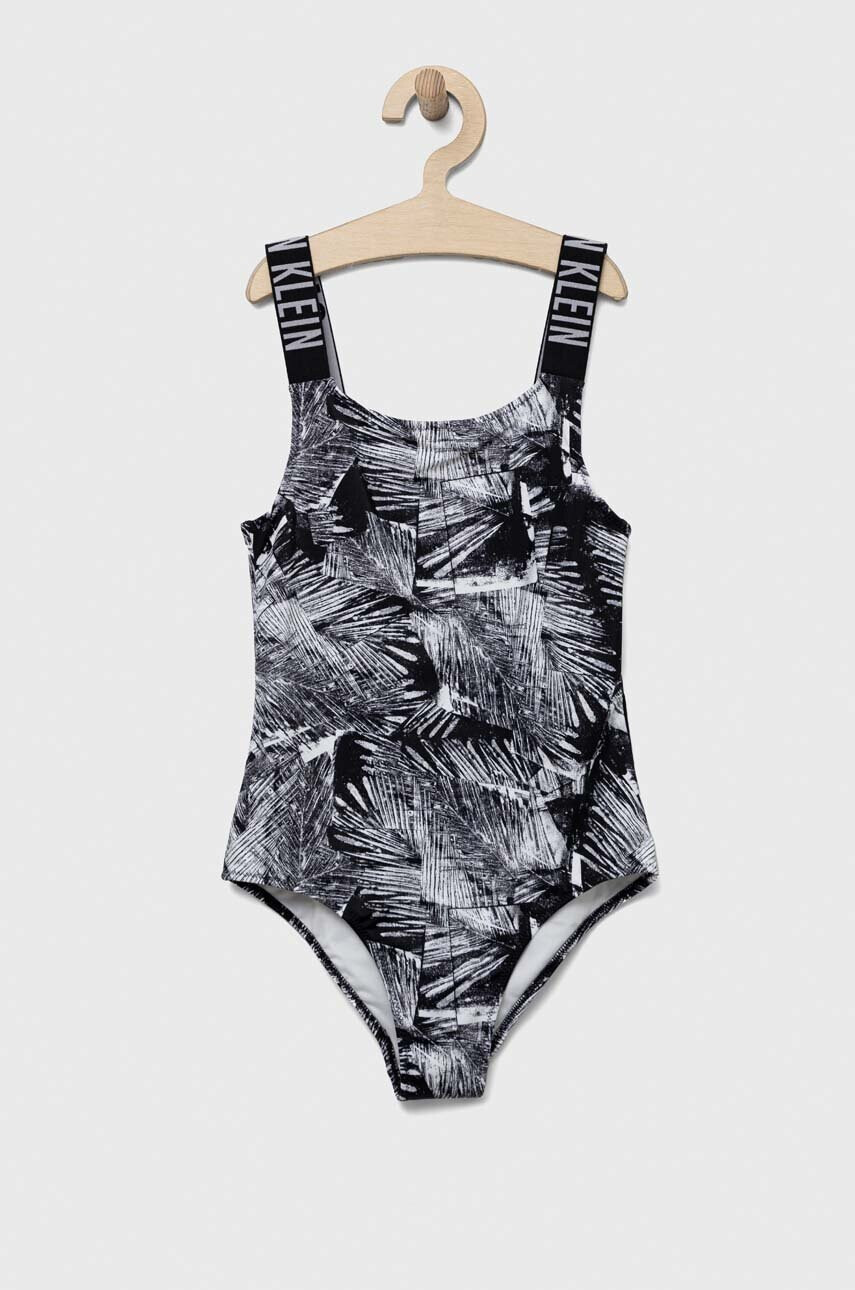 Calvin Klein Jeans Детски цял бански в черно - Pepit.bg