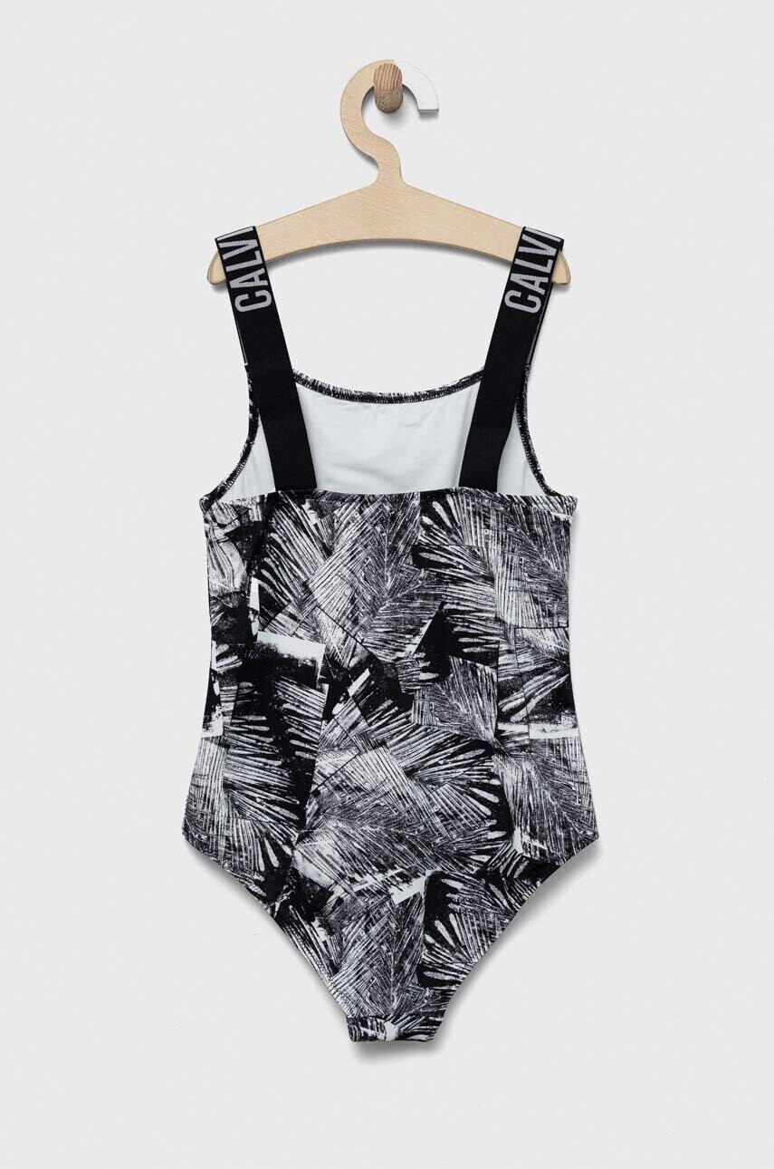 Calvin Klein Jeans Детски цял бански в черно - Pepit.bg