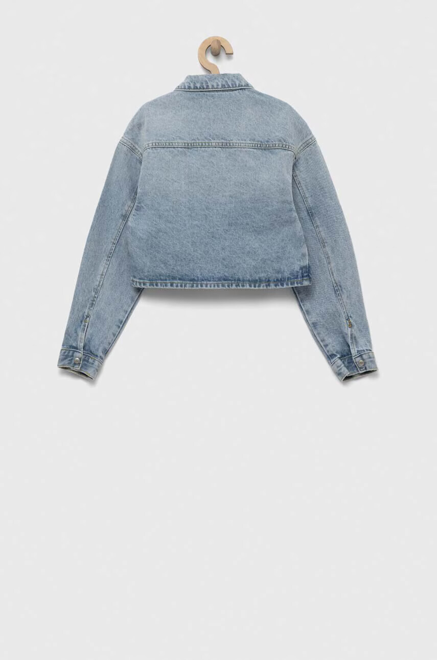 Calvin Klein Jeans Детско дънково яке в синьо - Pepit.bg