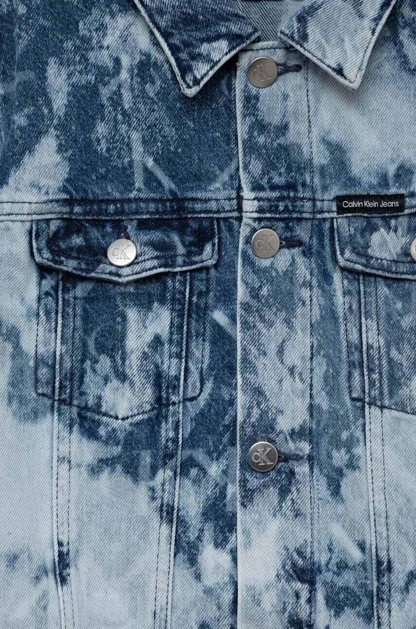 Calvin Klein Jeans Детско дънково яке в синьо - Pepit.bg