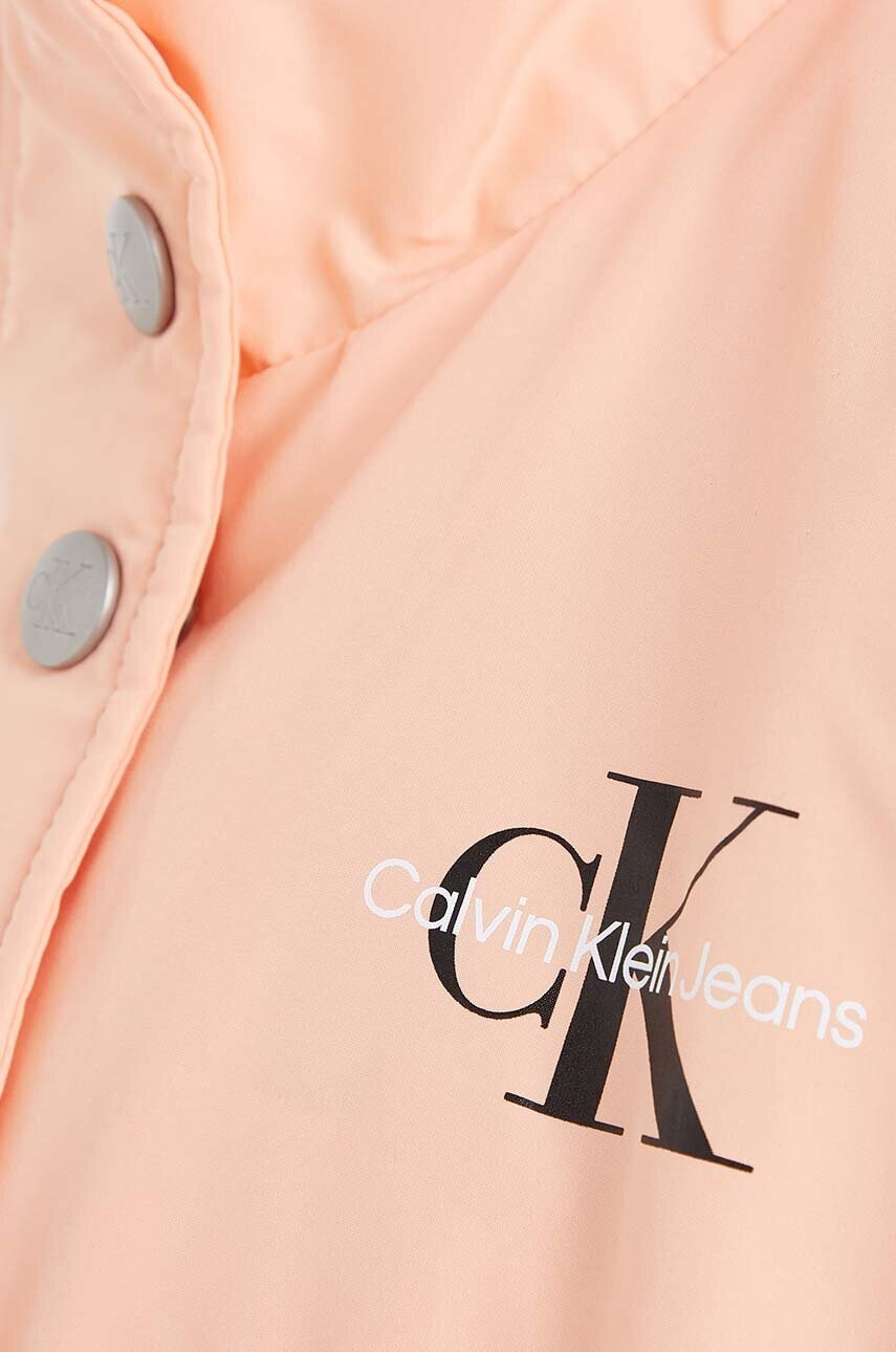 Calvin Klein Jeans Детско яке в оранжево - Pepit.bg