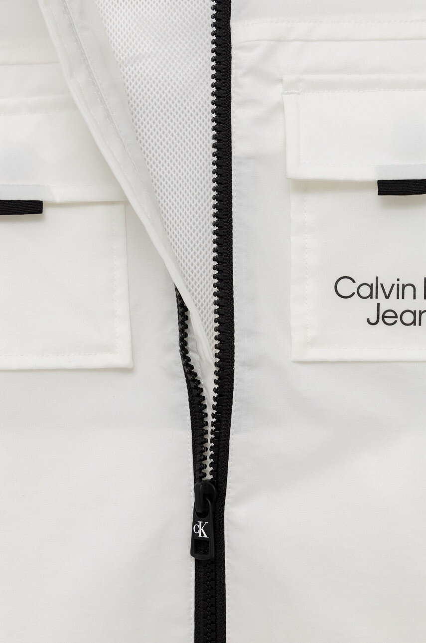 Calvin Klein Jeans Детско яке в бяло - Pepit.bg