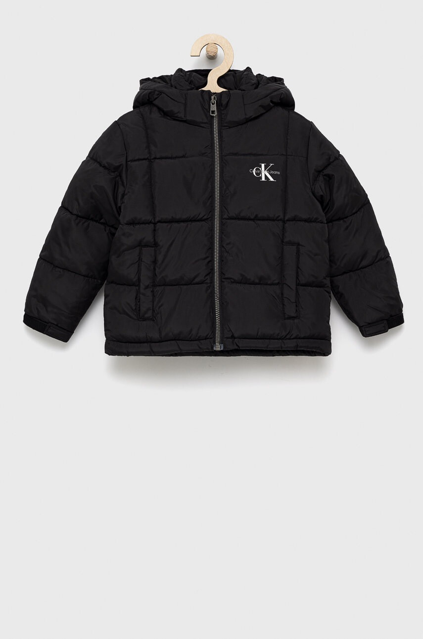 Calvin Klein Jeans Детско яке в черно - Pepit.bg