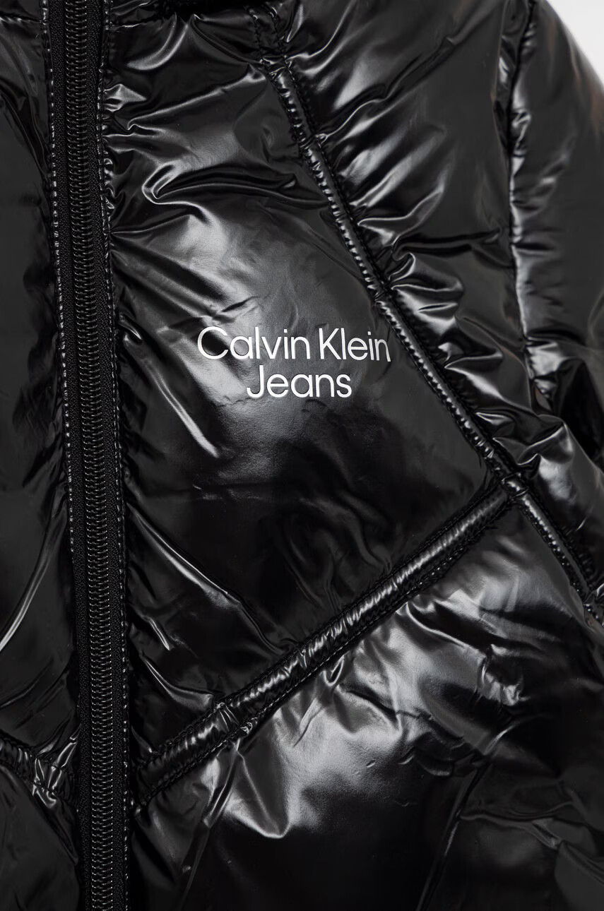 Calvin Klein Jeans Детско яке в черно - Pepit.bg