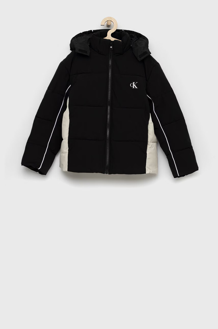 Calvin Klein Jeans Детско яке в черно - Pepit.bg