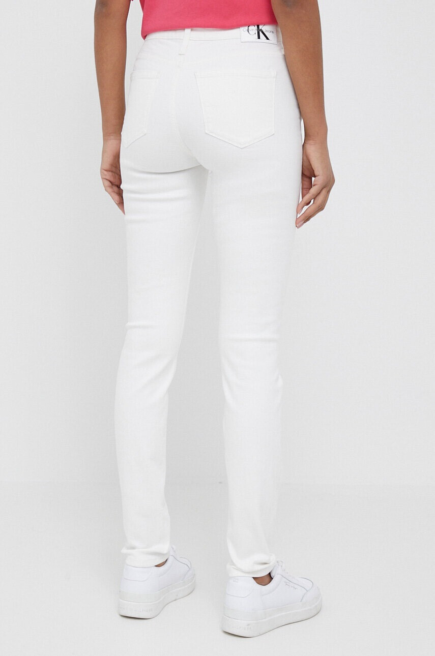 Calvin Klein Jeans Дънки в бяло - Pepit.bg