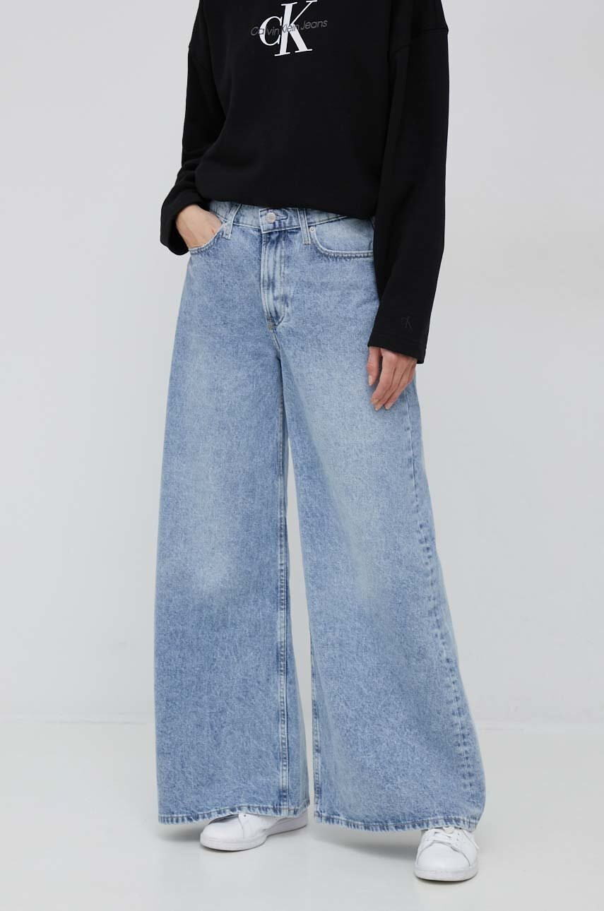 Calvin Klein Jeans Дънки в с висока талия - Pepit.bg