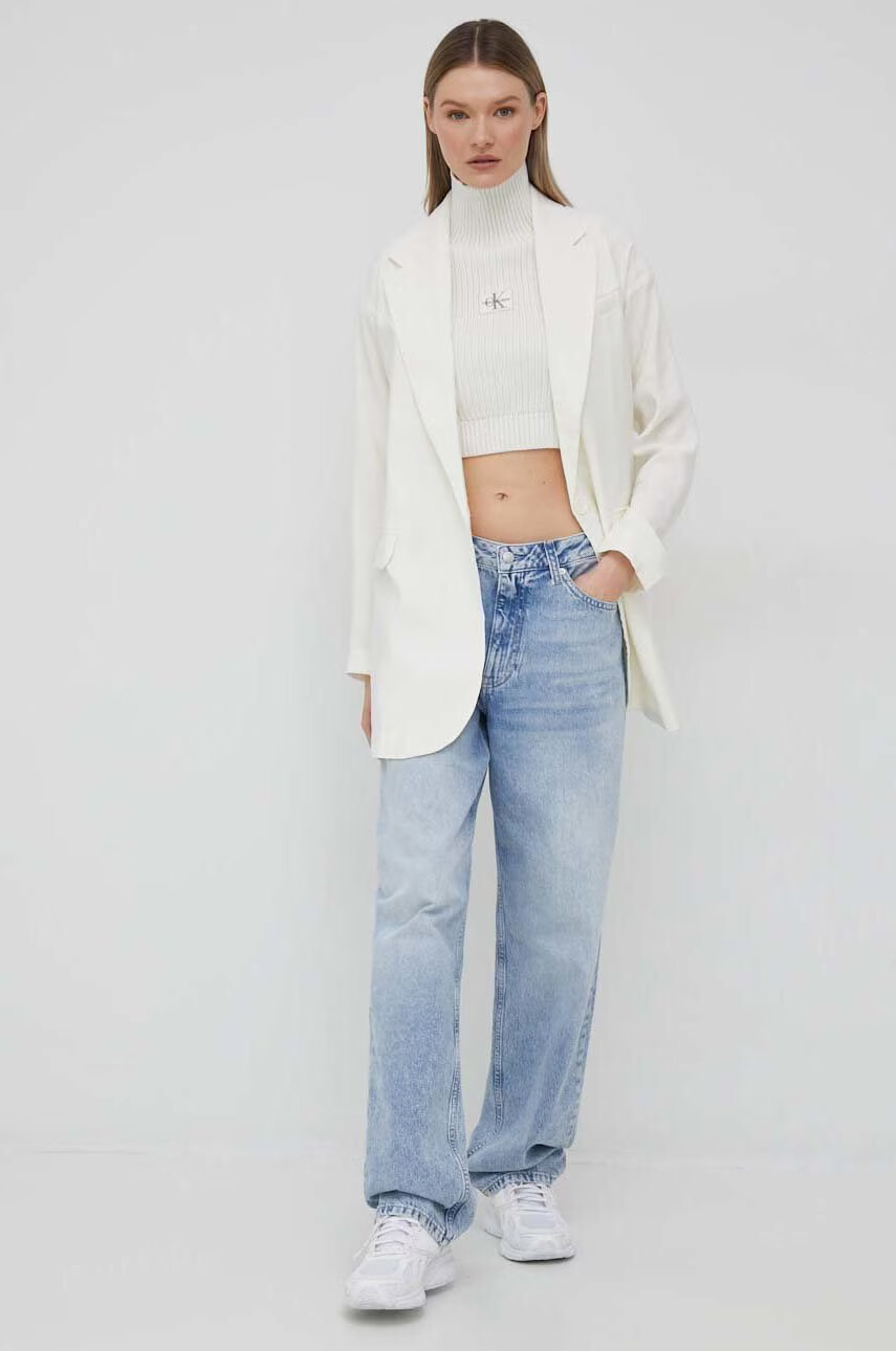 Calvin Klein Jeans Дънки 90s Straight с висока талия - Pepit.bg
