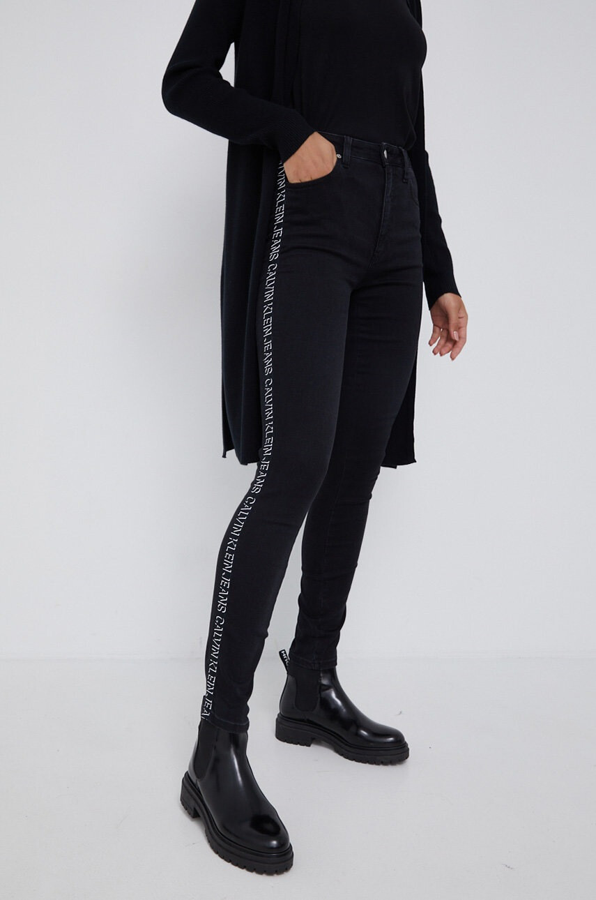 Calvin Klein Jeans Дънки Rise с висока талия - Pepit.bg