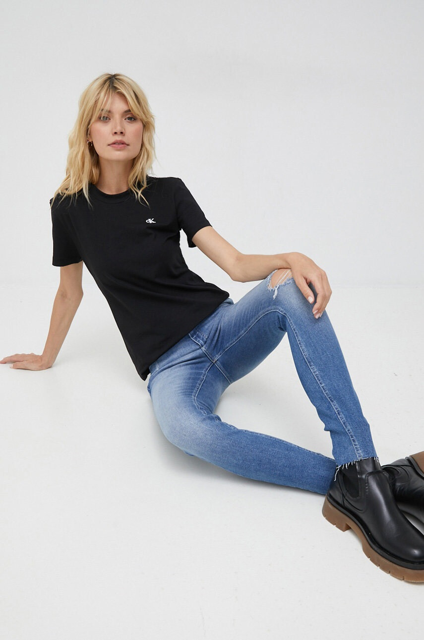 Calvin Klein Jeans Дънки Rise с висока талия - Pepit.bg