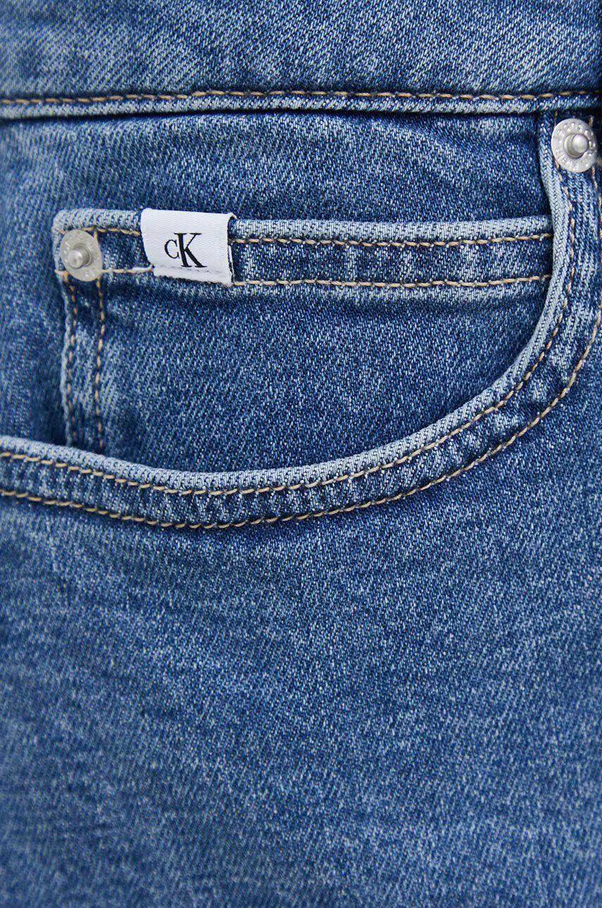 Calvin Klein Jeans Дънкова пола къс модел със стандартна кройка - Pepit.bg