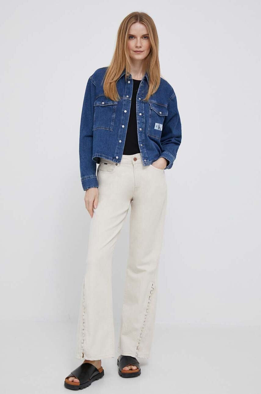 Calvin Klein Jeans Дънкова риза - Pepit.bg