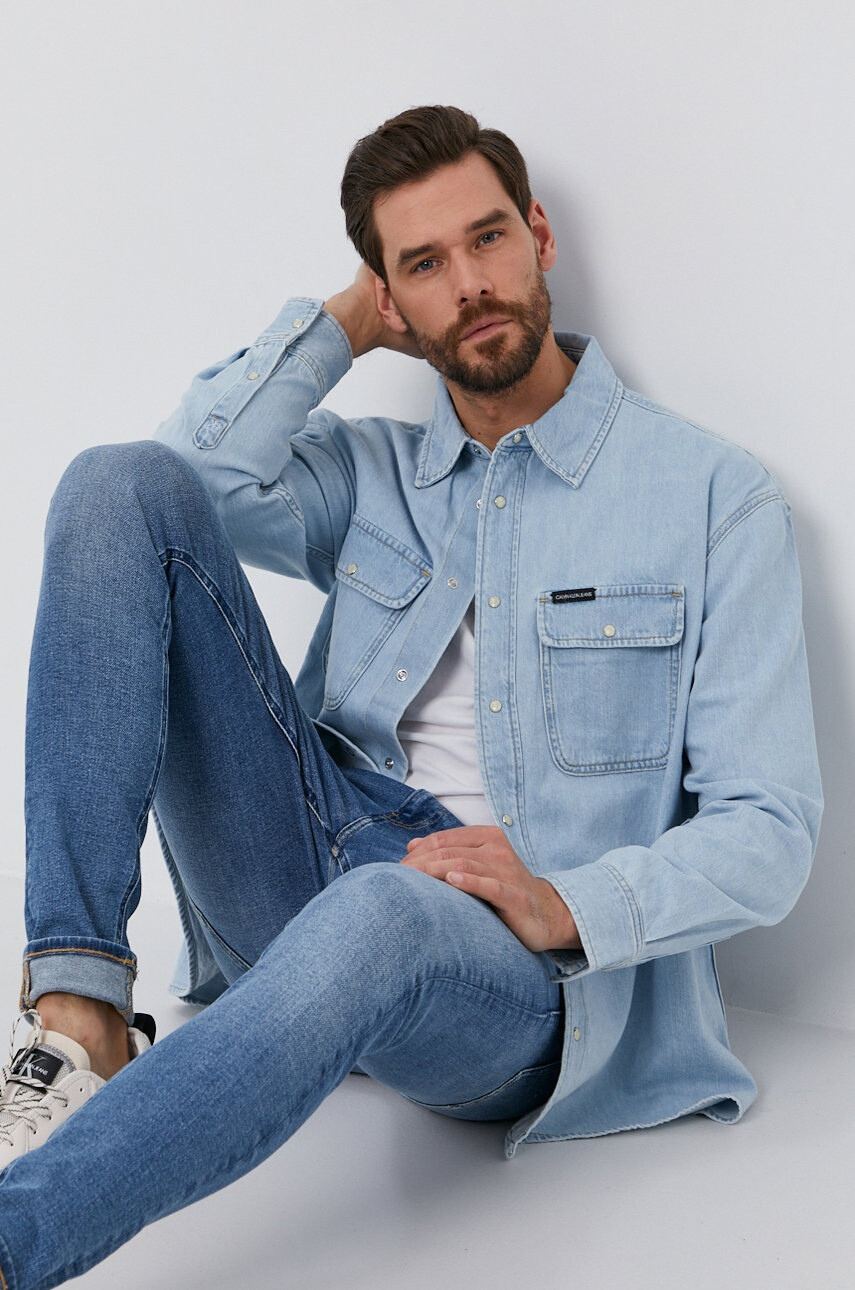 Calvin Klein Jeans Дънкова риза - Pepit.bg
