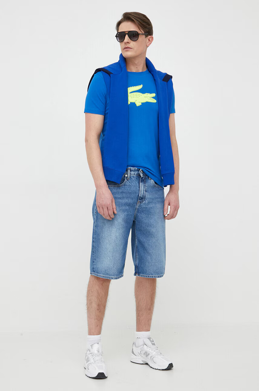 Calvin Klein Jeans Дънкови къси панталони в синьо - Pepit.bg