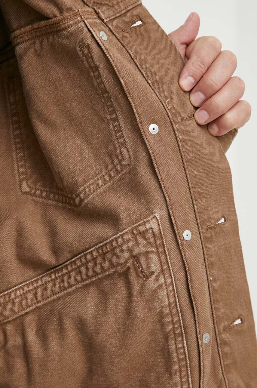 Calvin Klein Jeans Дънково яке в кафяво преходен - Pepit.bg