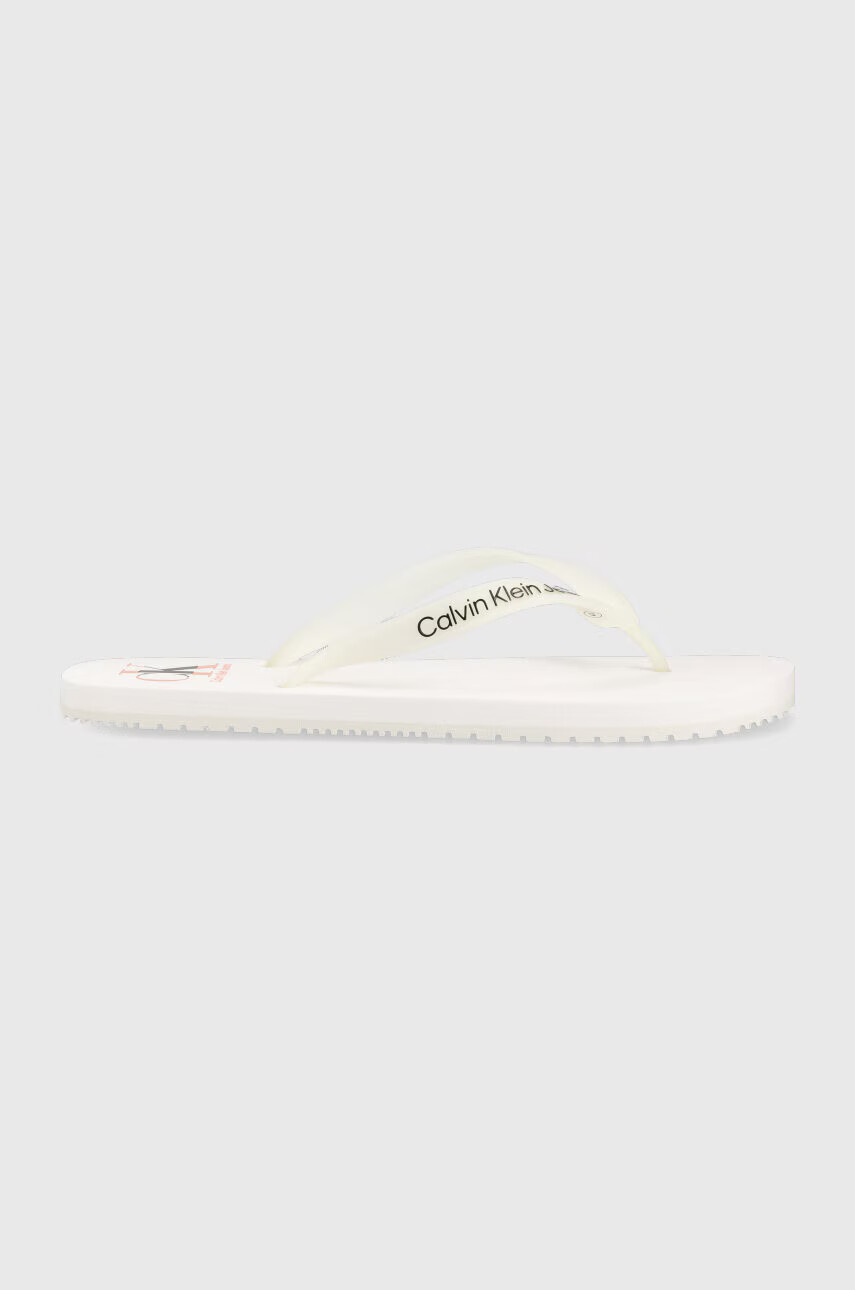 Calvin Klein Jeans Джапанки BEACH SANDAL AOP в черно YM0YM00656 - Pepit.bg