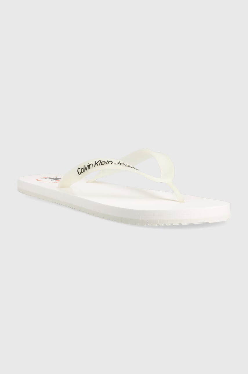 Calvin Klein Jeans Джапанки BEACH SANDAL AOP в черно YM0YM00656 - Pepit.bg