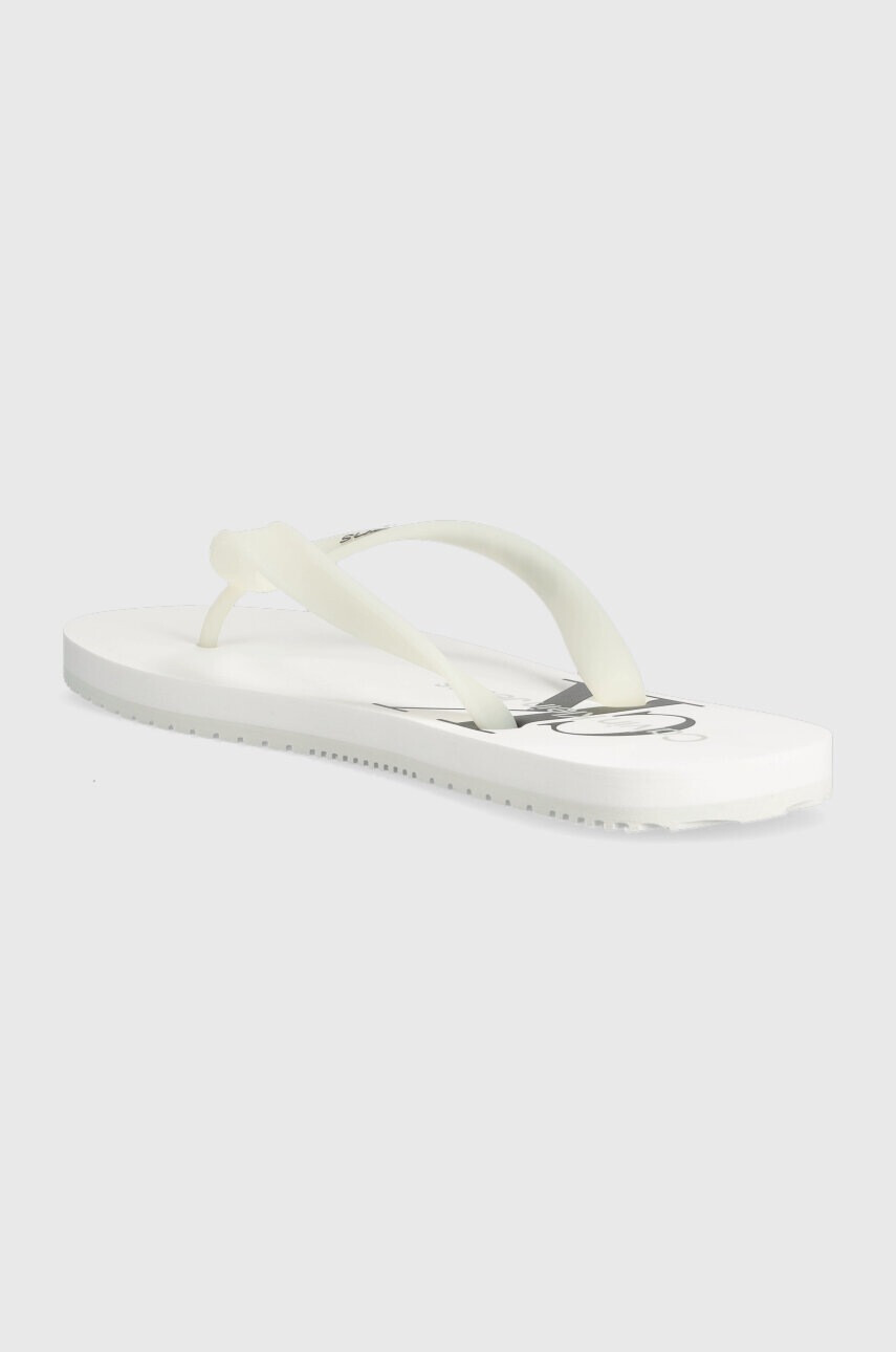 Calvin Klein Jeans Джапанки BEACH SANDAL MONOGRAM TPU в бяло - Pepit.bg