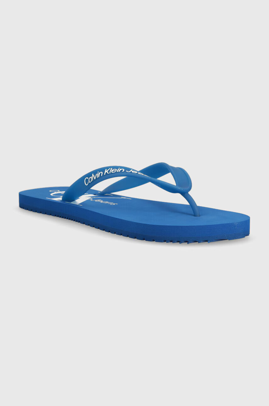 Calvin Klein Jeans Джапанки BEACH SANDAL MONOGRAM TPU в синьо - Pepit.bg