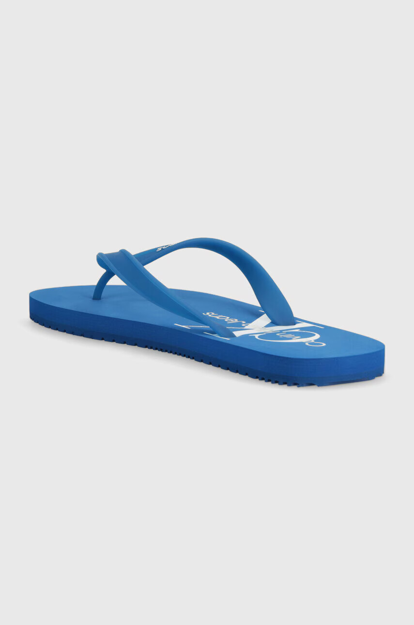 Calvin Klein Jeans Джапанки BEACH SANDAL MONOGRAM TPU в синьо - Pepit.bg