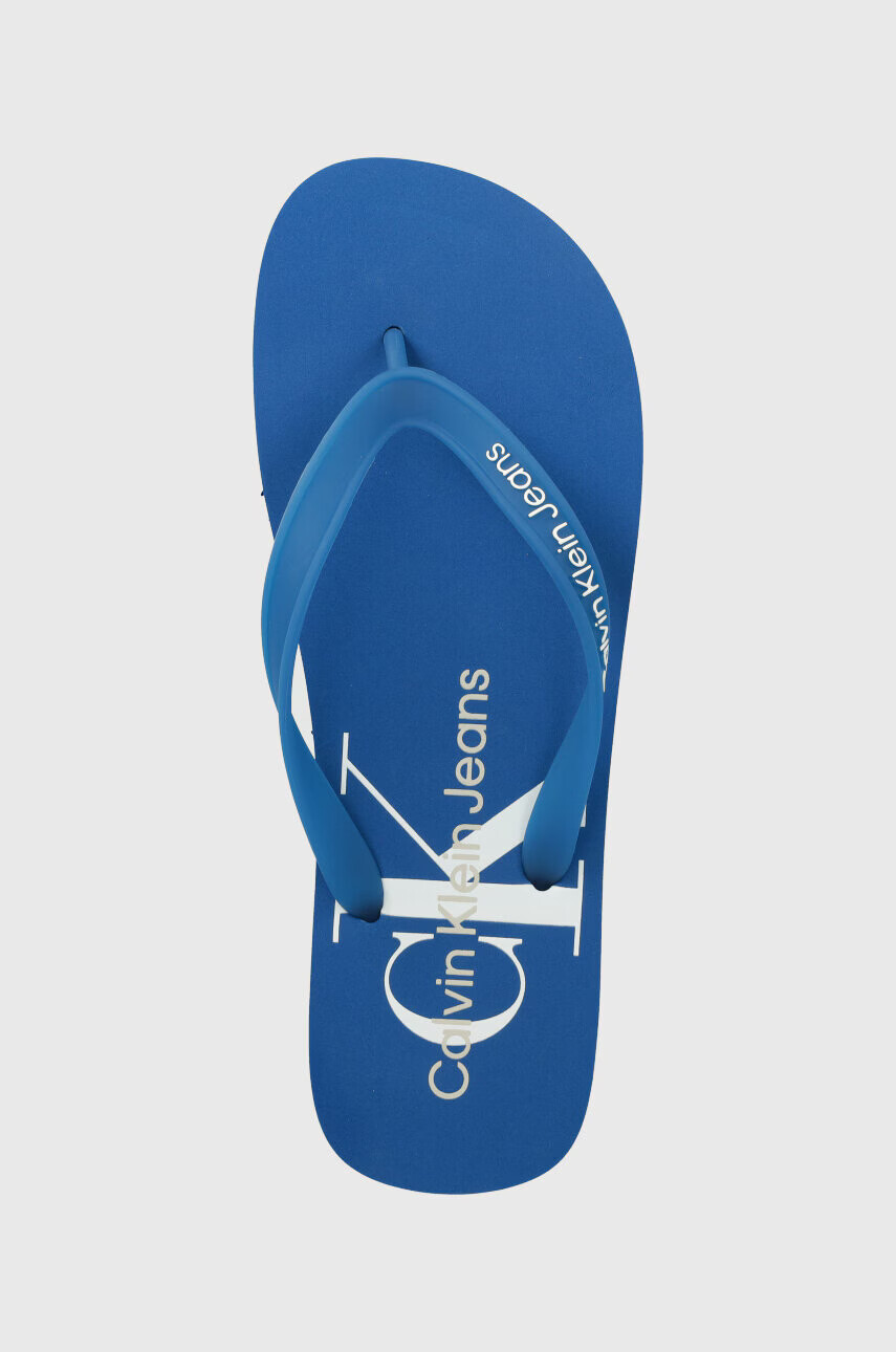 Calvin Klein Jeans Джапанки BEACH SANDAL MONOGRAM TPU в синьо - Pepit.bg