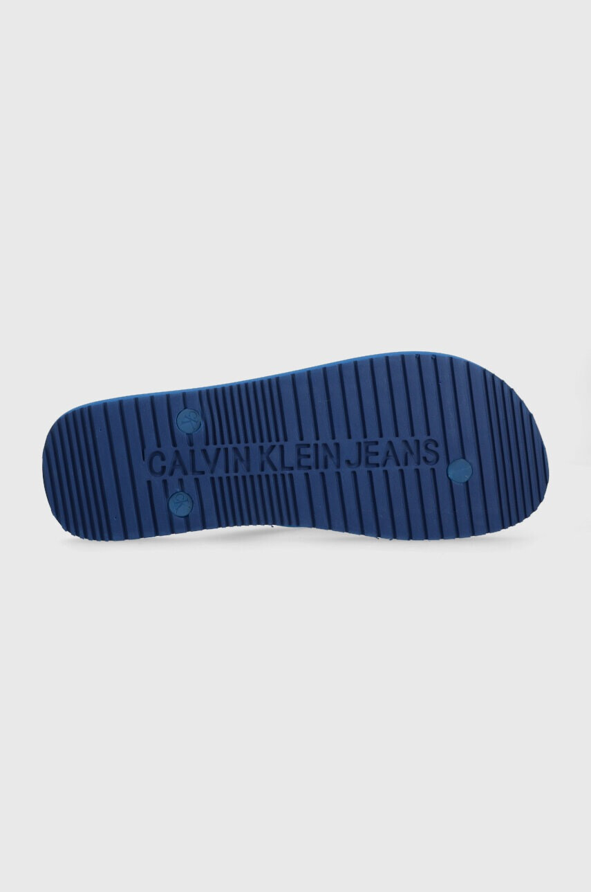 Calvin Klein Jeans Джапанки BEACH SANDAL MONOGRAM TPU в синьо - Pepit.bg
