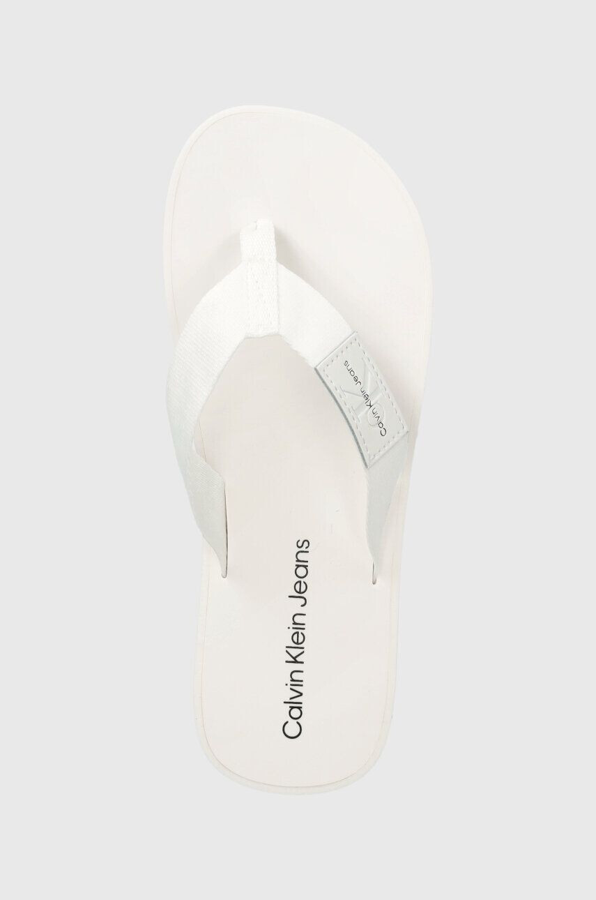 Calvin Klein Jeans Джапанки FLATFORM FLIPFLOP в бяло с платформа YW0YW00993 - Pepit.bg