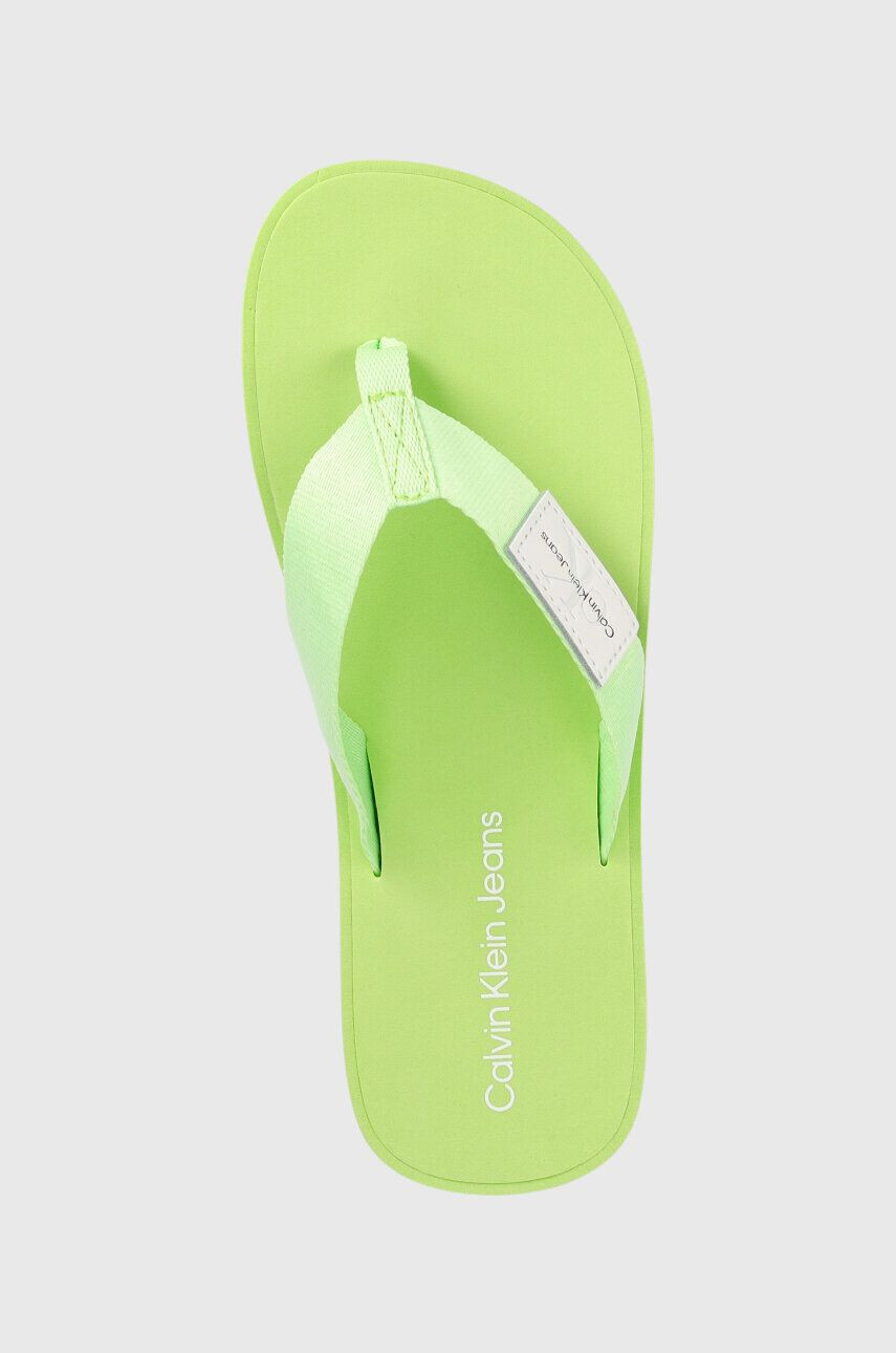 Calvin Klein Jeans Джапанки FLATFORM FLIPFLOP в зелено с платформа YW0YW00993 - Pepit.bg