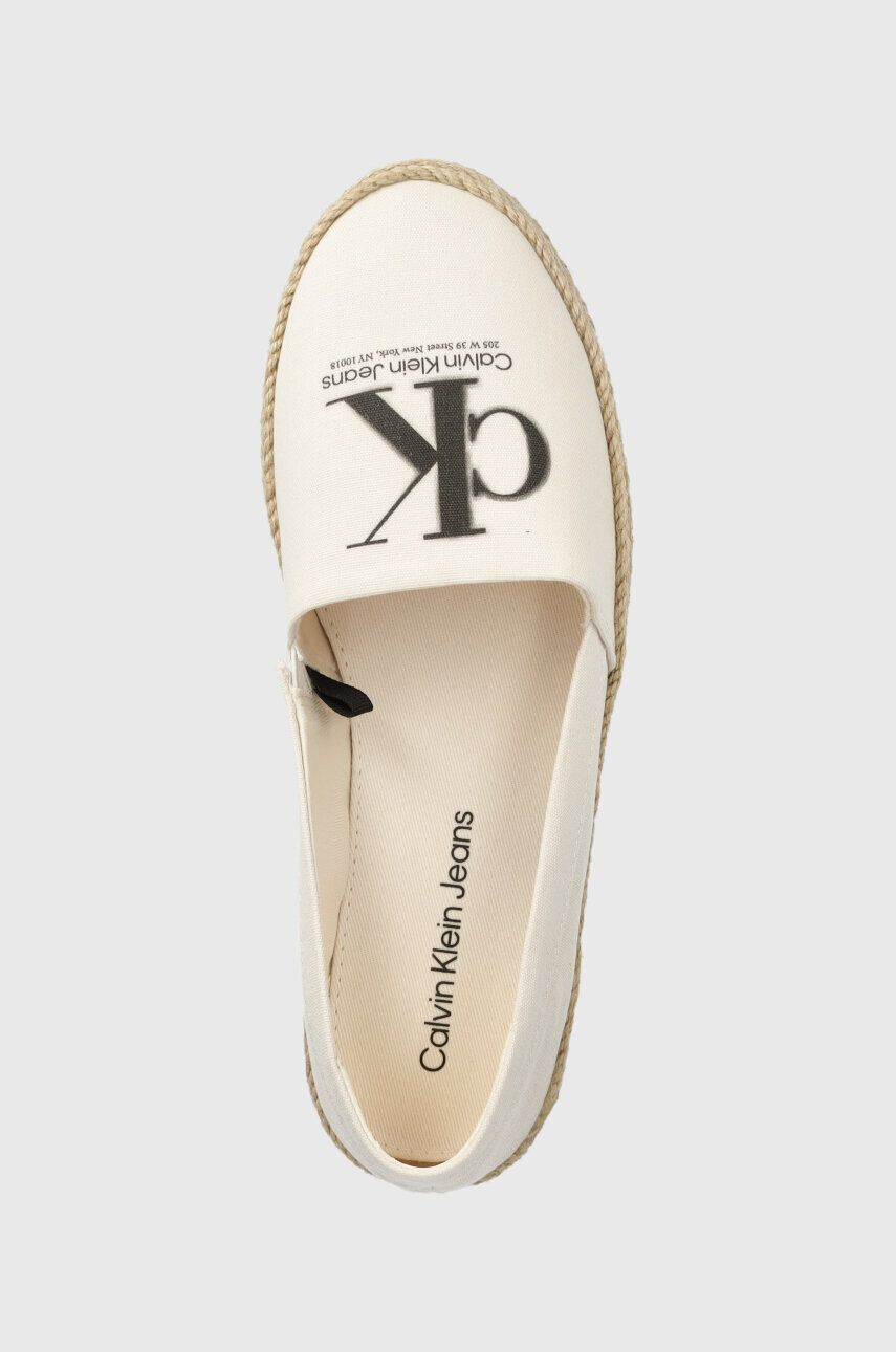 Calvin Klein Jeans Еспадрили ESPADRILLE MONO SEASONAL GR в бежово YW0YW01032 - Pepit.bg