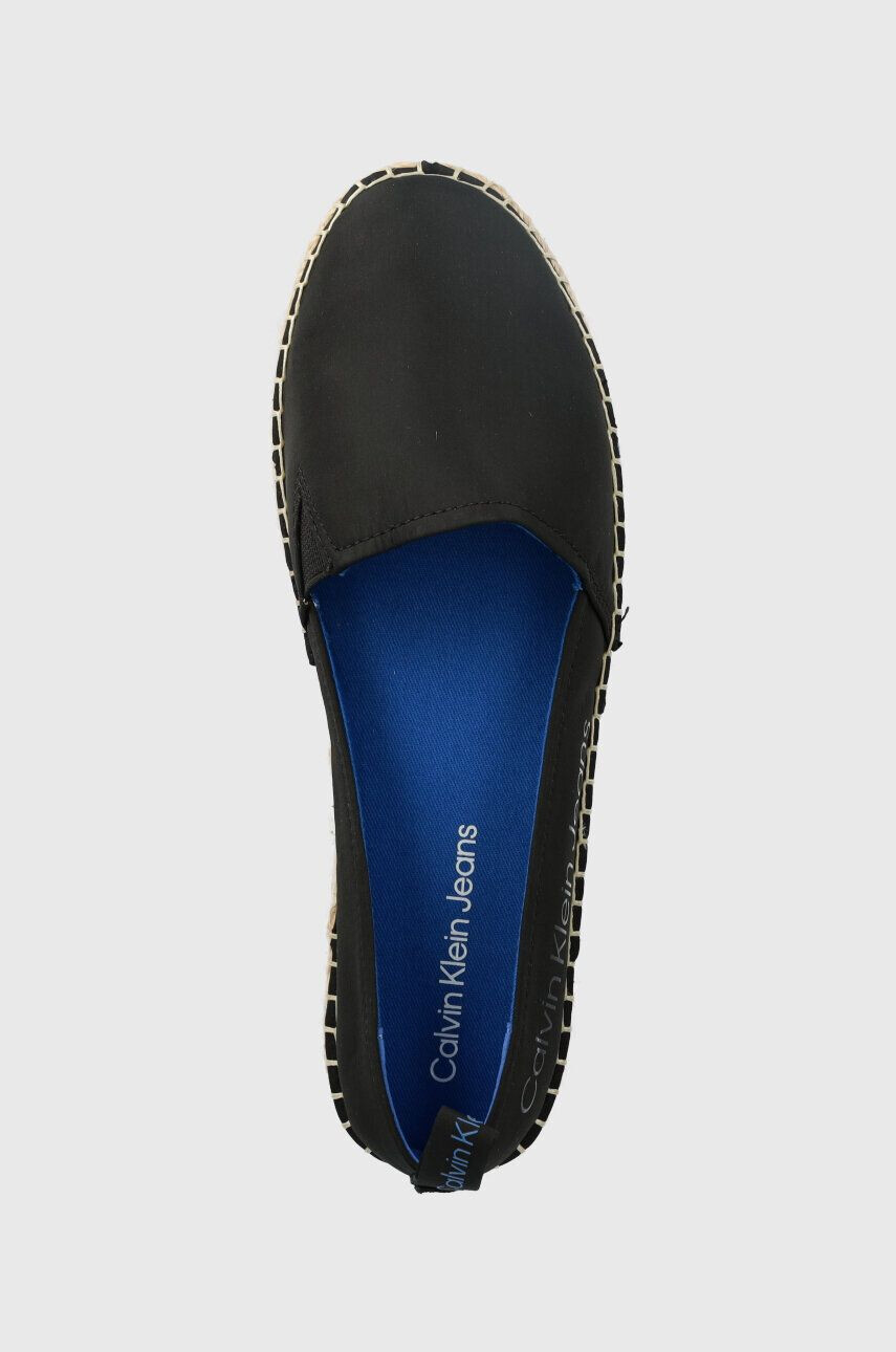 Calvin Klein Jeans Еспадрили FLATFORM ESPADRILLE SOFT NY в черно с платформа YW0YW00989 - Pepit.bg