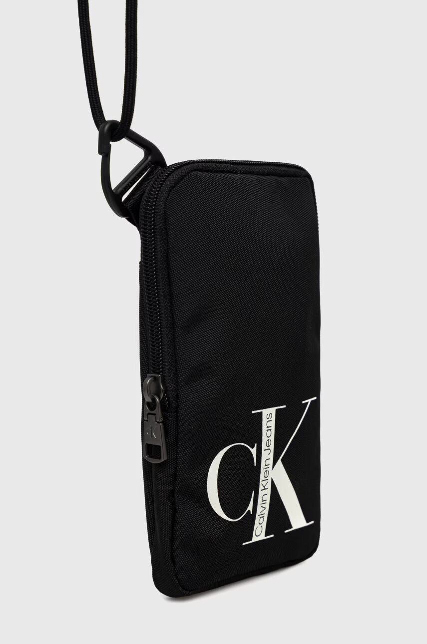 Calvin Klein Jeans Калъф за телефон в черно - Pepit.bg