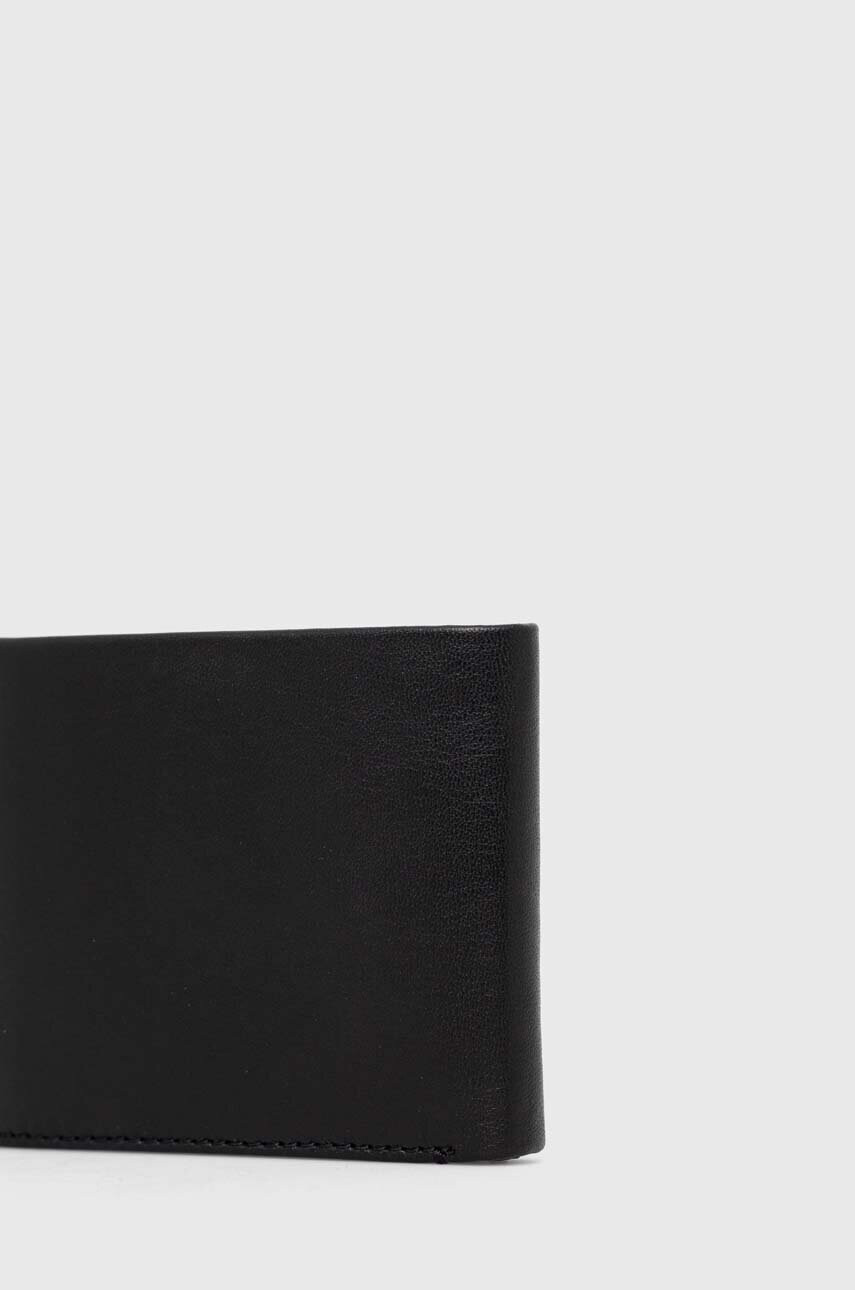 Calvin Klein Jeans Кожен портфейл мъжки в черно - Pepit.bg