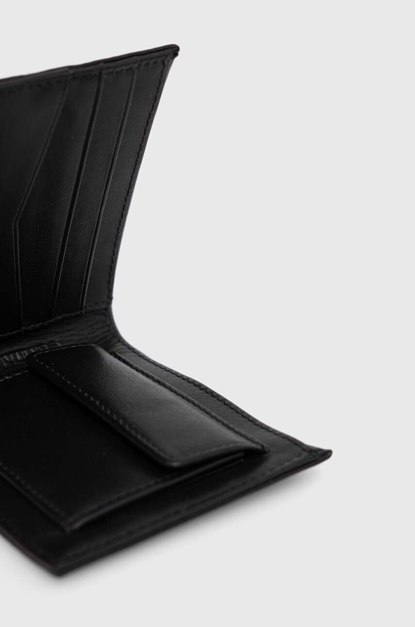 Calvin Klein Jeans Кожен портфейл мъжки в черно - Pepit.bg