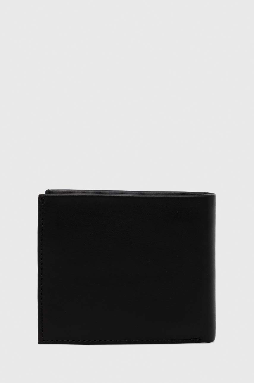 Calvin Klein Jeans Кожен портфейл мъжки в черно - Pepit.bg
