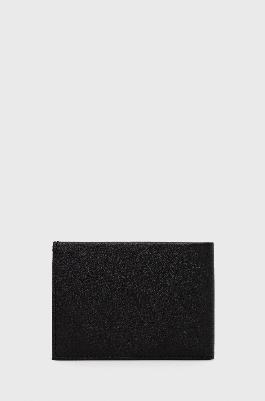 Calvin Klein Jeans Кожен портфейл мъжки в черно - Pepit.bg