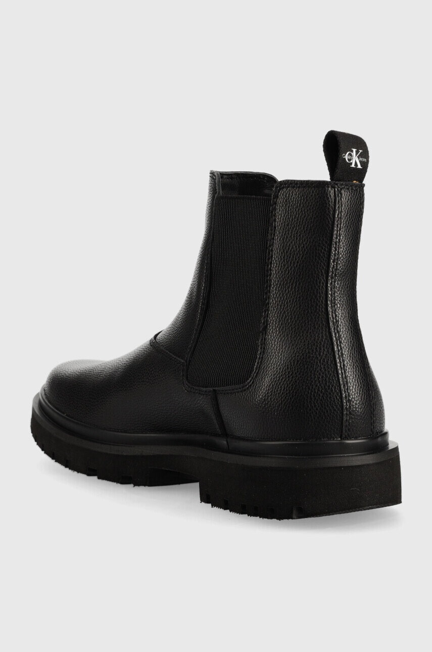 Calvin Klein Jeans Кожени боти челси Lug Mid Chelsea Boot 2 - Pepit.bg