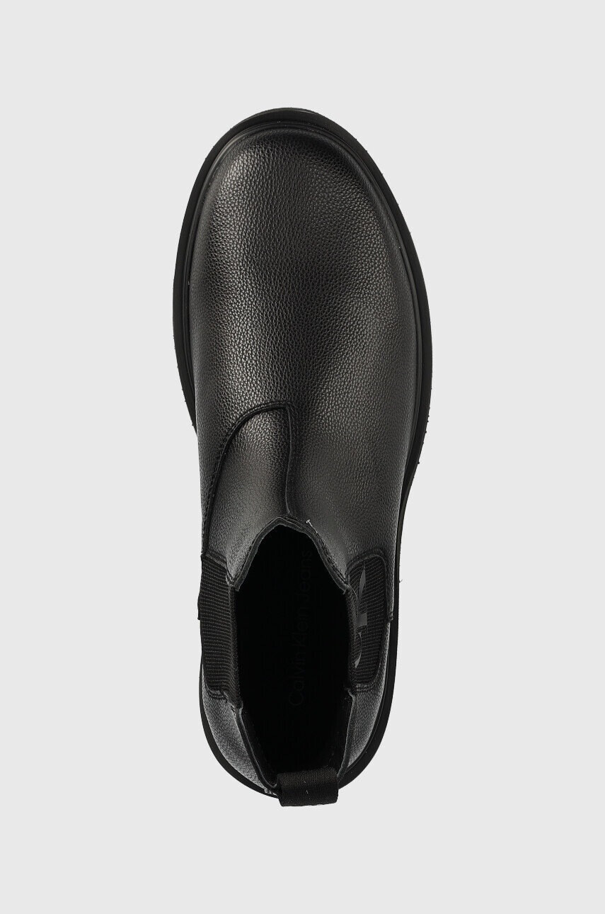 Calvin Klein Jeans Кожени боти челси Lug Mid Chelsea Boot 2 - Pepit.bg