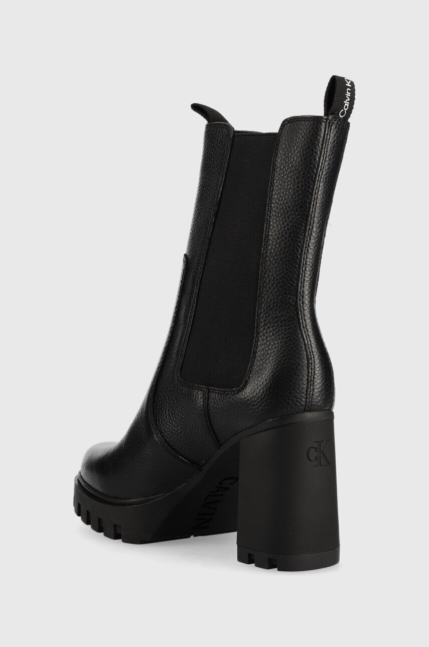 Calvin Klein Jeans Кожени боти челси Platform Boot Chelsea - Pepit.bg