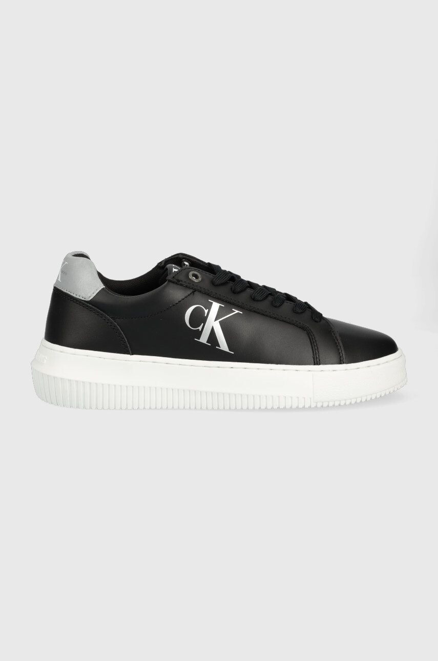 Calvin Klein Jeans Кожени маратонки Chunky Cupsole Laceup Low - Pepit.bg