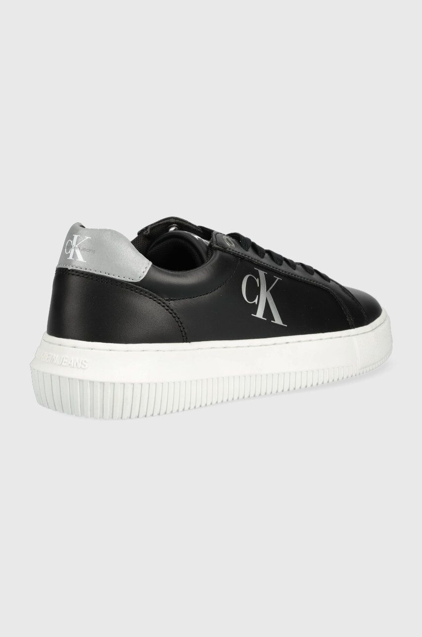 Calvin Klein Jeans Кожени маратонки Chunky Cupsole Laceup Low - Pepit.bg