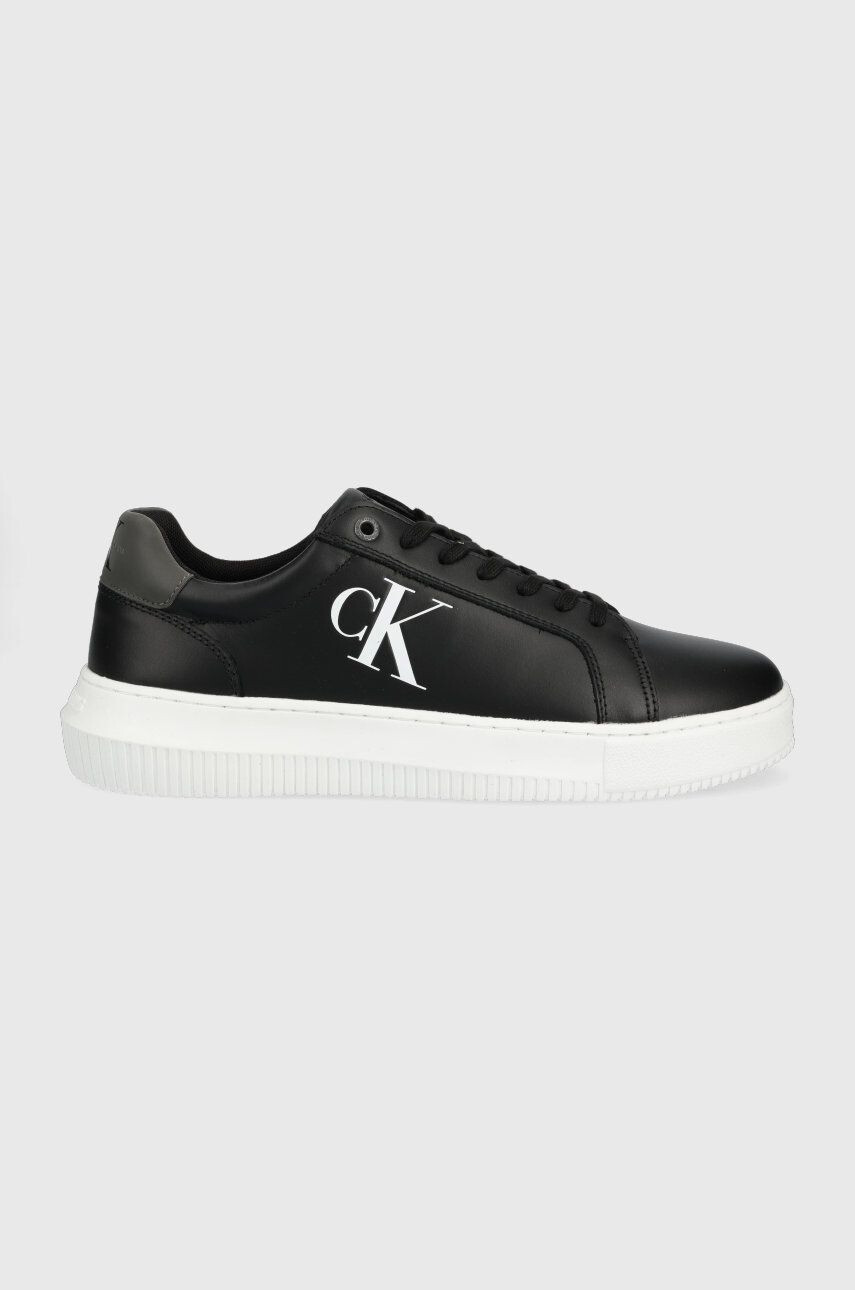 Calvin Klein Jeans Кожени маратонки Chunky Cupsole Laceup Low - Pepit.bg